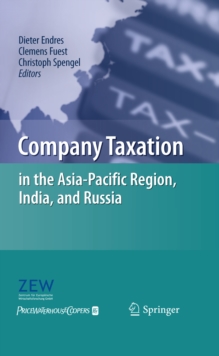 Company Taxation in the Asia-Pacific Region, India, and Russia