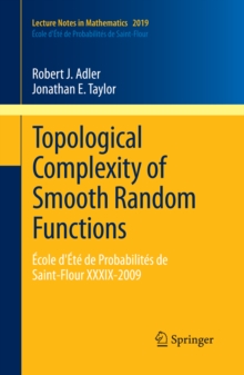 Topological Complexity of Smooth Random Functions : Ecole d'Ete de Probabilites de Saint-Flour XXXIX-2009