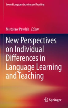 New Perspectives on Individual Differences in Language Learning and Teaching