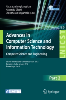 Advances in Computer Science and Information Technology. Computer Science and Engineering : Second International Conference, CCSIT 2012, Bangalore, India, January 2-4, 2012. Proceedings, Part II