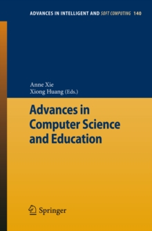 Advances in Computer Science and Education