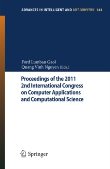 Proceedings of the 2011 2nd International Congress on Computer Applications and Computational Science : Volume 1