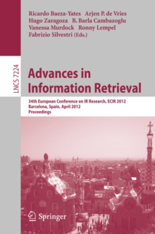 Advances in Information Retrieval : 34th European Conference on IR Research, ECIR 2012, Barcelona, Spain, April 1-5, 2012, Proceedings