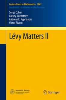 Levy Matters II : Recent Progress in Theory and Applications: Fractional Levy Fields, and Scale Functions