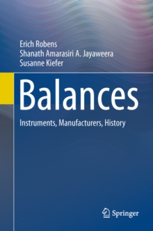 Balances : Instruments, Manufacturers, History