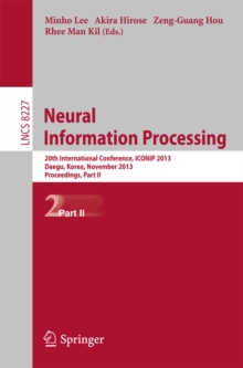 Neural Information Processing : 20th International Conference, ICONIP 2013, Daegu, Korea, November 3-7, 2013. Proceedings, Part II