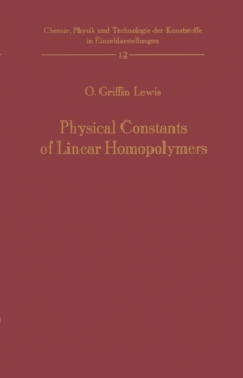 Physical Constants of Linear Homopolymers