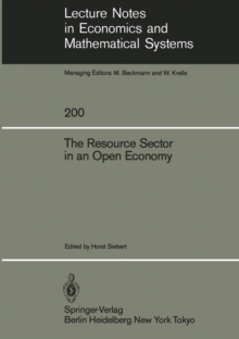 The Resource Sector in an Open Economy