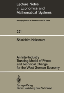 An Inter-Industry Translog Model of Prices and Technical Change for the West German Economy