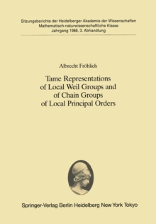 Tame Representations of Local Weil Groups and of Chain Groups of Local Principal Orders