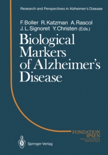 Biological Markers of Alzheimer's Disease