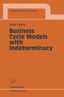 Business Cycle Models with Indeterminacy