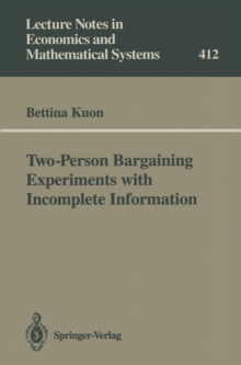 Two-Person Bargaining Experiments with Incomplete Information