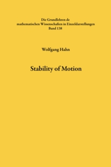 Stability of Motion