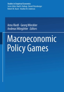 Macroeconomic Policy Games