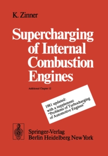 Supercharging of Internal Combustion Engines : Additional Chapter 12