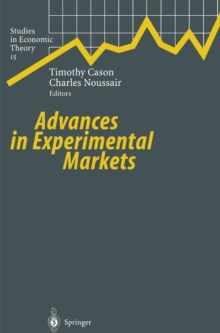 Advances in Experimental Markets