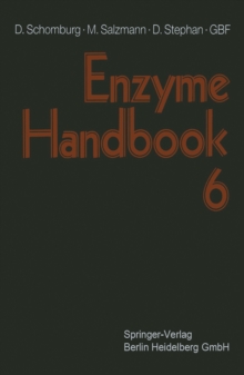 Enzyme Handbook : Volume 6: Class 1.2-1.4: Oxidoreductases