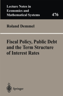 Fiscal Policy, Public Debt and the Term Structure of Interest Rates