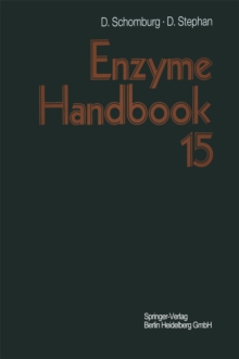 Enzyme Handbook : Volume 15: First Supplement Part 1 Class 3: Hydrolases