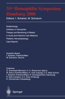 31st Hemophilia Symposium : Hamburg 2000