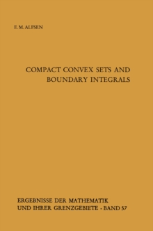 Compact Convex Sets and Boundary Integrals