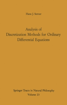 Analysis of Discretization Methods for Ordinary Differential Equations