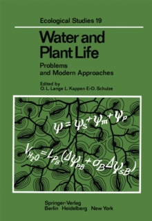 Water and Plant Life : Problems and Modern Approaches