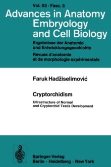 Cryptorchidism : Ultrastructure of Normal and Cryptorchid Testis Development