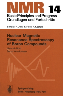 Nuclear Magnetic Resonance Spectroscopy of Boron Compounds