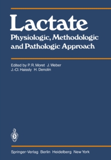 Lactate : Physiologic, Methodologic and Pathologic Approach