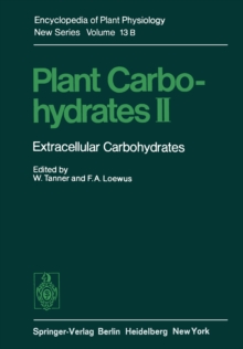 Plant Carbohydrates II : Extracellular Carbohydrates