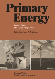 Primary Energy : Present Status and Future Perspectives