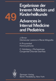 Ergebnisse der Inneren Medizin und Kinderheilkunde / Advances in Internal Medicine and Pediatrics : Neue Folge