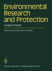 Environmental Research and Protection : Inorganic Analysis