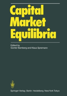 Capital Market Equilibria