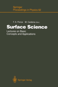 Surface Science : Lectures on Basic Concepts and Applications