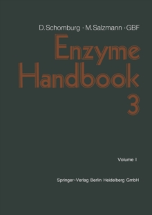 Enzyme Handbook : Volume 3: Class 3: Hydrolases