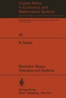 Resolution Space, Operators and Systems