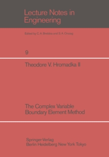 The Complex Variable Boundary Element Method