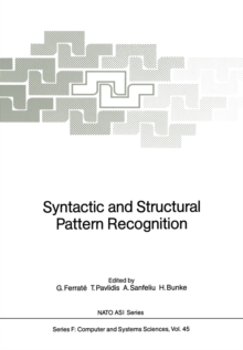 Syntactic and Structural Pattern Recognition