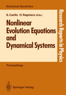 Nonlinear Evolution Equations and Dynamical Systems