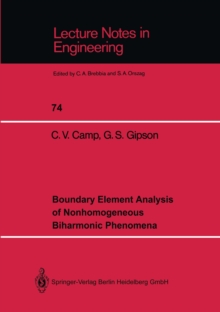 Boundary Element Analysis of Nonhomogeneous Biharmonic Phenomena