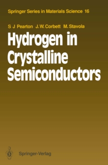 Hydrogen in Crystalline Semiconductors