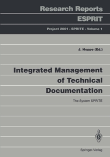 Integrated Management of Technical Documentation : The System SPRITE