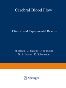 Cerebral Blood Flow : Clinical and Experimental Results