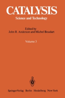 Catalysis : Science and Technology, Paperback / softback Book Catalysis : Science and Technology, Paperback / softback Book