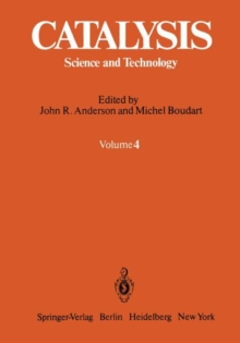 Catalysis : Science and Technology, Paperback / softback Book Catalysis : Science and Technology, Paperback / softback Book