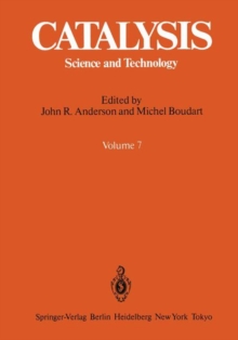Catalysis : Science and Technology, Paperback / softback Book Catalysis : Science and Technology, Paperback / softback Book