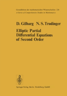 Elliptic Partial Differential Equations of Second Order